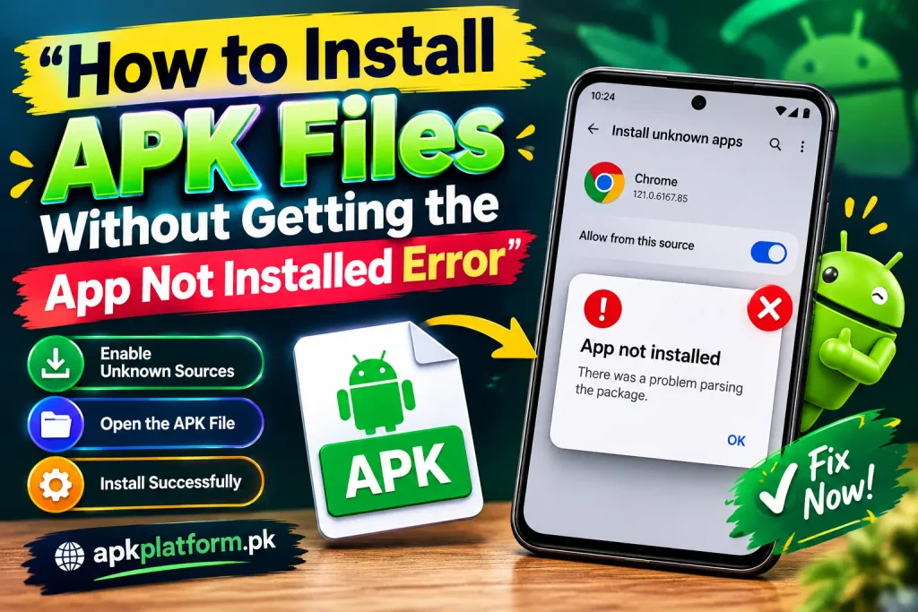 APK not installed error