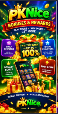 PKNice Game APK rewards and bonus