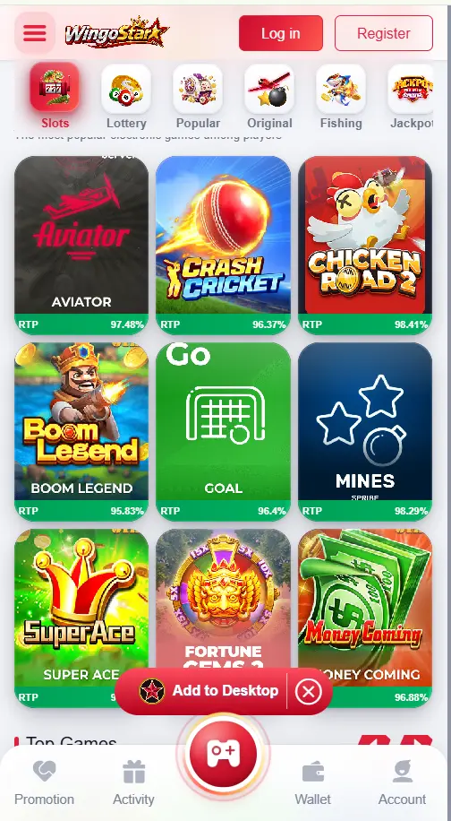 wingostar Game apk